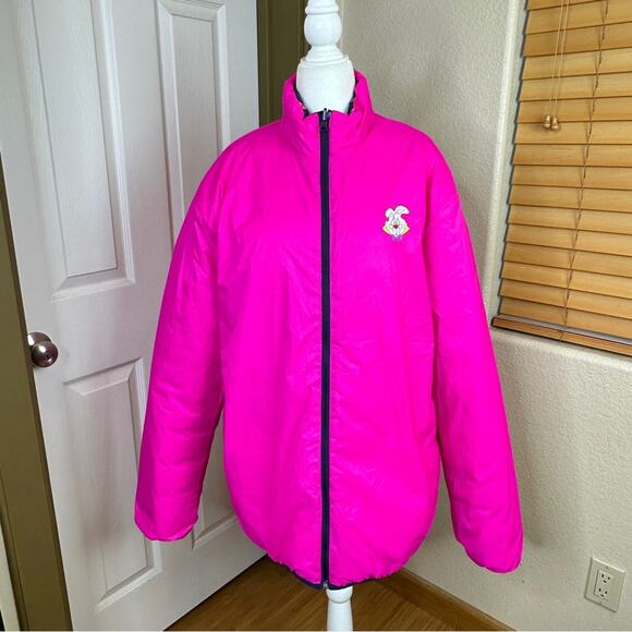 NWOT Disney Parks Alice In Wonderland Flower Reversible Puffer Jacket. - Picture 16 of 16